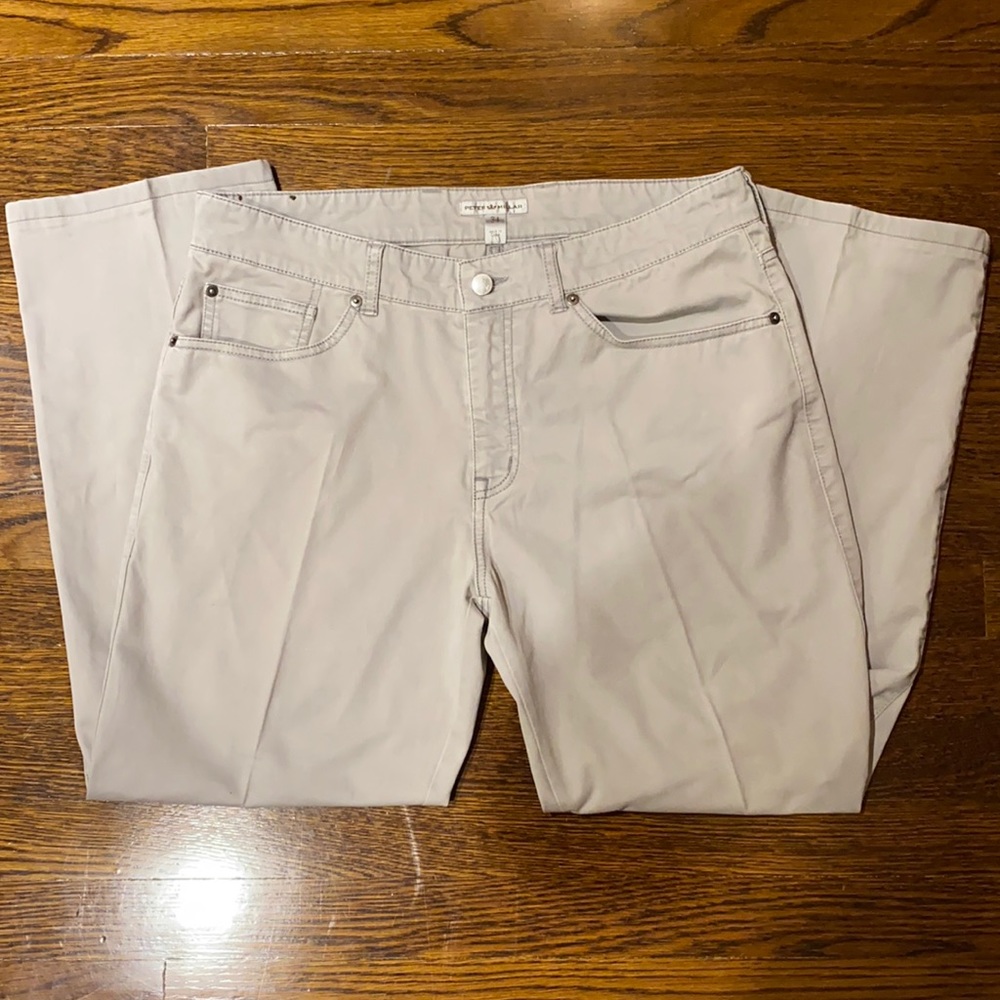 Peter Millar Pants (very light brown/grey/white)
